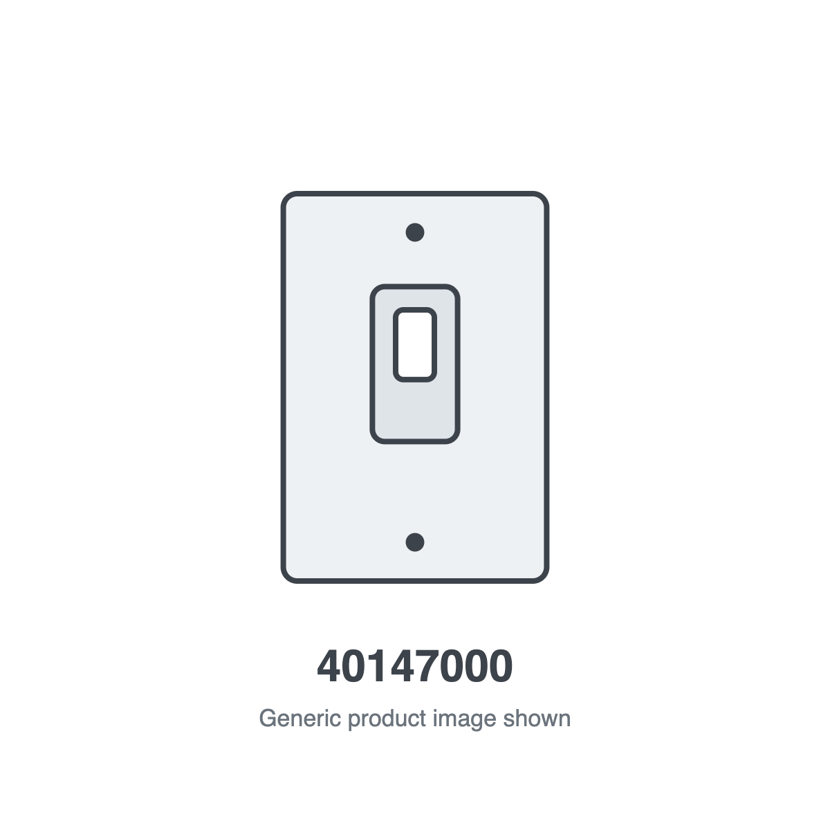 Sunstar 40147000 Toggle Switch, Cover Plate & Handy Box Kit - generic product illustration