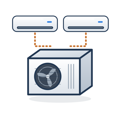 Ductless Mini Split Multi Zone