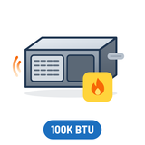 100,000 BTU Horizontal Gas Furnaces