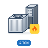 4 Ton Gas Electric Split System