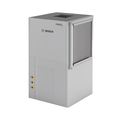 Bosch 2 Ton 14 EER Vertical Right Return Water Source Heat Pump Commercial Series R454B Refrigerant 208/230V 1-Phase, model CL024-1VTC-LRT