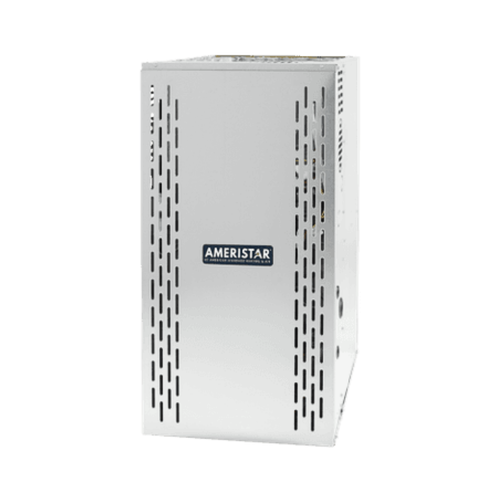 Ameristar by American Standard 100,000 BTU 80% AFUE Gas Furnace Upflow/Horizontal Single Stage up to 5 Ton 21.5" W R454B Refrigerant, model A801X100CM5SDA