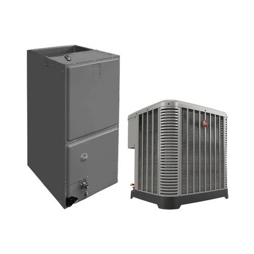 Rheem 4 Ton 45,500 BTU 14.8 SEER2 Air Conditioner Split System R454B | RA14AY48AJ1NALHP RH2TY4821STANNJ - complete matched equipment bundle