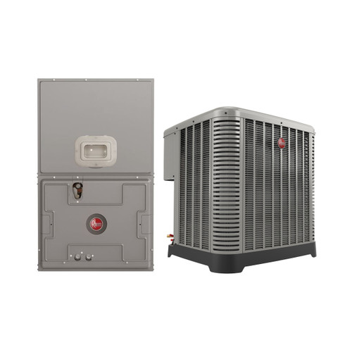 Rheem 2 Ton 22,800 BTU 15.2 SEER2 Air Conditioner Split System R454B | RA14AY24AJ1NALHP RB2TY3621STANMJB07 - complete matched equipment bundle