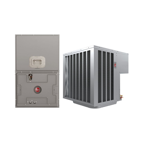 Rheem 2.5 Ton 28,400 BTU 14.3 SEER2 Heat Pump Split System R454B Select Series | WP14AY30AJ2NA RB2TY3621STANMJB10 - complete matched equipment bundle