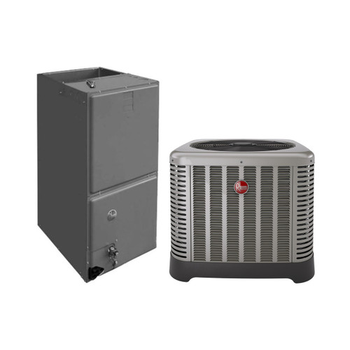 Rheem 2 Ton 22,800 BTU 15.2 SEER2 Heat Pump Split System R454B | RP15AY24AJ2NA RH2TY2417STANNJ - complete matched equipment bundle