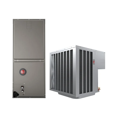Rheem 4 Ton 45,500 BTU 13.8 SEER2 Air Conditioner Split System R454B Select Series | WA15AY48AJ1NA WH1PY4821STANNJ - complete matched equipment bundle