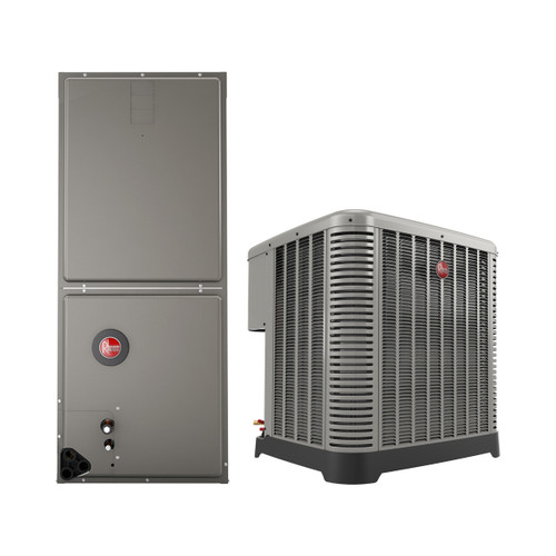 Rheem 3 Ton 33,800 BTU 15.2 SEER2 Air Conditioner Split System R454B | RA15AY36AJ1NA RH2VY3617STACNJ - complete matched equipment bundle