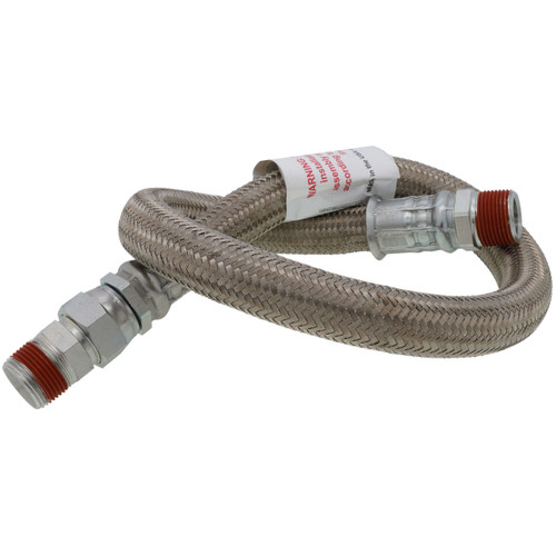 ChamFlex 3/4" x 48" Stainless Steel Water Source Heat Pump Hose Assembly | CH075048FM1000