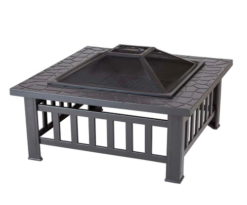 Firesense Stonemont Square Fire Pit | 62249 — view 1