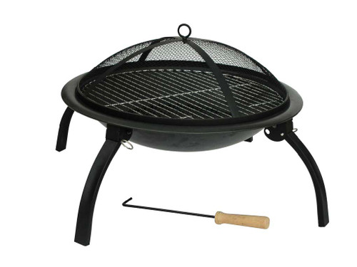 Firesense 22" Folding Fire Pit | 60873 — view 1