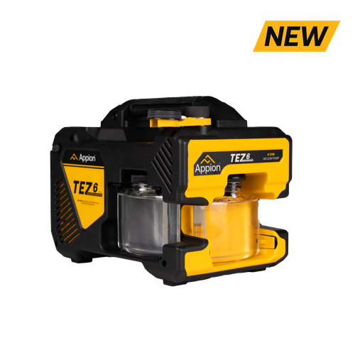 Appion TEZ6 6 CFM Two-Stage Vacuum Pump, 100-240V Auto-Switching, A2L Compatible