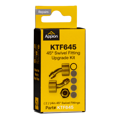 Appion KTF645 G5Twin 1/4" Flare Angled Fitting Retrofit Kit