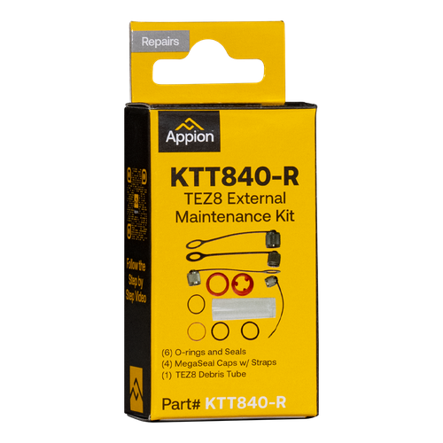 Appion KTT840-R TEZ8 Vacuum Pump External Maintenance Kit with MegaSeal Caps & TEZOM Seals