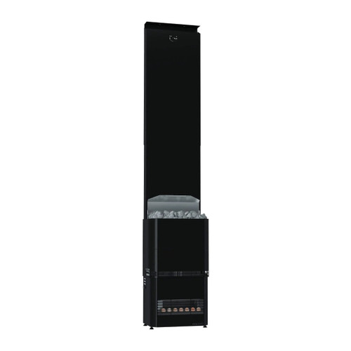 Saunum Air 7 Series 7kW Sauna Heater w/Climate Equalizer, Open Basket, Stainless