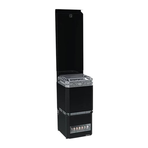 Saunum Air L 13 Series 13kW Sauna Heater w/Climate Equalizer, Open Basket, Stainless Steel