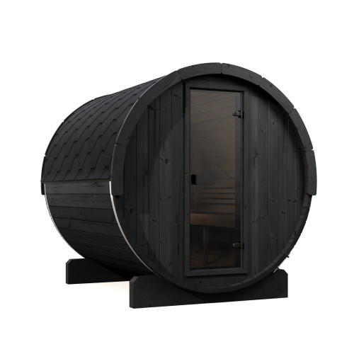 SaunaLife Model E8B Ergo Series Outdoor Sauna Barrel Kit, Paint Included, Up to 6 Persons