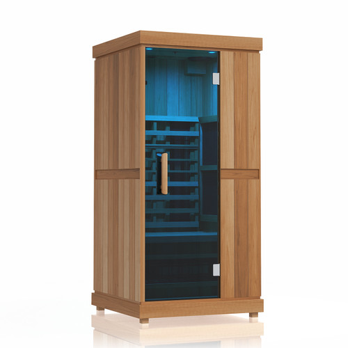 Finnmark 1-Person Home Infrared Sauna, 38”W x 38”D x 78”H