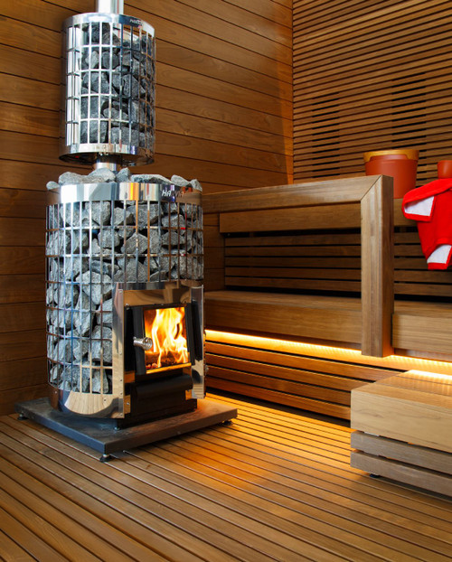 Harvia Cilindro Series 17kW Wood-Burning Sauna Stove