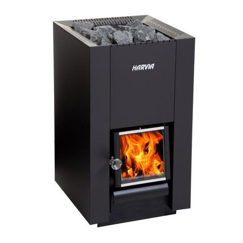Harvia Linear Series 17.9kW Wood-Burning Sauna Stove