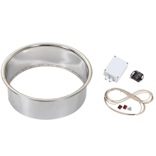 Harvia Embedding Flange w/ LED-Lighting for Cilindro Half Series 6/8kW Sauna Heaters