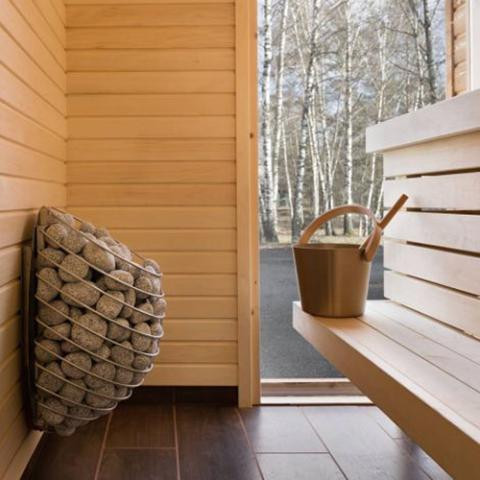 HUUM DROP Series 6kW Sauna Heater Package with UKU Control