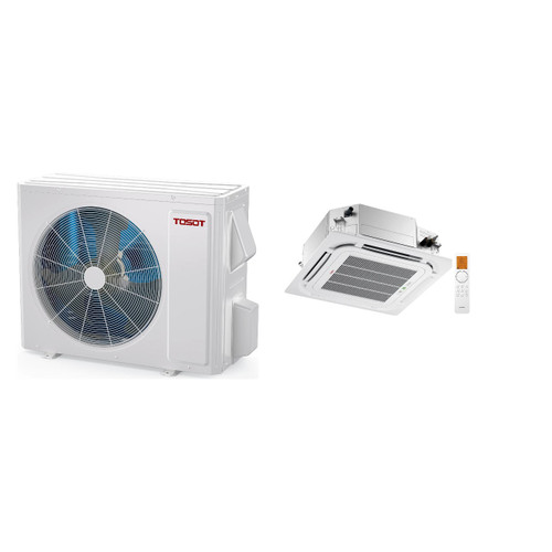 Tosot Cosmo 36,000 BTU 21 SEER2 Ceiling Cassette Ductless Mini Split Heat Pump with R32 Refrigerant 208/230V