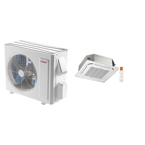 Tosot Aoraki 24,000 BTU 22.5 SEER2 Ceiling Cassette Ductless Mini Split Heat Pump with R32 Refrigerant 208/230V