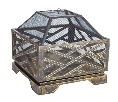 Firesense Catalano Square Fire Pit | 62239 — view 1