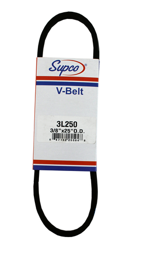 Supco 3L250 FHP V-Belt 25"