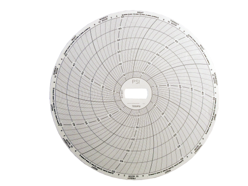 Supco 7D50PSI Chart 7 Day 50 PSI (60-Pack)