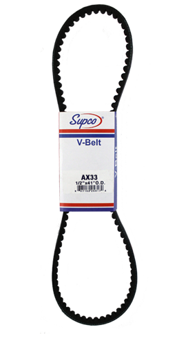 Supco AX33 Molded Cogged V-Belt