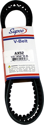 Supco AX52 Molded Cogged V-Belt 54"