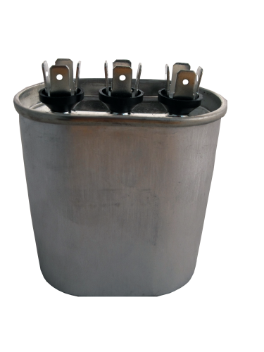Supco CD40+5X440 Oval Dual Run Capacitor, 40+5 MFD, 440V