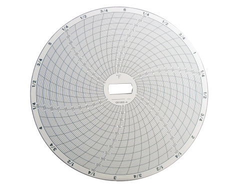 Supco CR1000-4 Chart 6HR 0-250F (60-Pack)