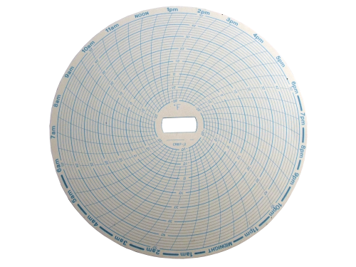 Supco CR87-2 Recorder Chart 24 Hr -20 to 50 F (60-Pack)