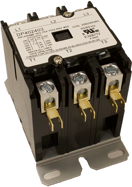 Supco DP402403 Contactor 40A 240V 3 Pole