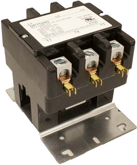 Supco DP75243 Contactor 75A 24V 3 Pole