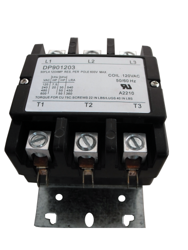 Supco DP901203 Contactor 90A 120V 3 Pole