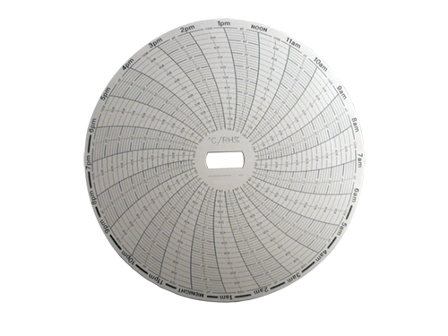 Supco E545C12 Recorder Chart 12 Hr 5C to 45C (60-Pack)
