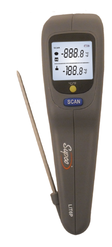 Supco LIT6P Infrared Thermometer with Probe