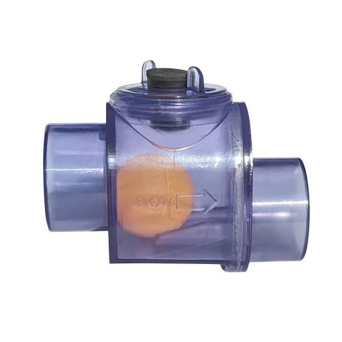 Supco RLC-HF-084 Air-Trap™ Commercial Waterless HVAC Condensate Trap, 1/2" x 1/2" White Sch 40 PVC