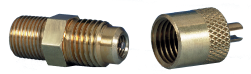 Supco SF1818 Access Body, 1/4" Male Flare x 1/8" MPT