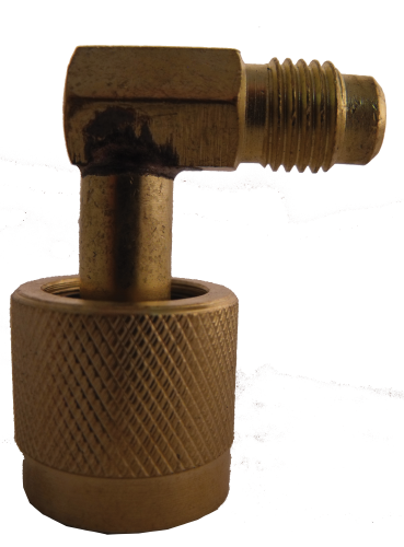 Supco SF2090 Coupler Gas Retaining 90°, 1/4" Female Flare x 1/4" Male Flare
