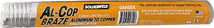 Supco SW-ALCU5.5 Al-Cop Braze™ - Aluminum to Copper Brazing 5 Rod Pack