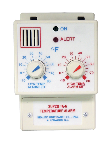 Supco TA6 Temp Alarm Dual 120V
