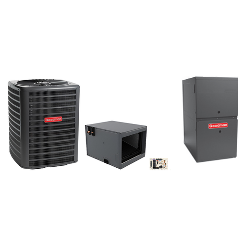 Goodman 1.5 Ton Heat Pump & Gas Furnace Dual Fuel System