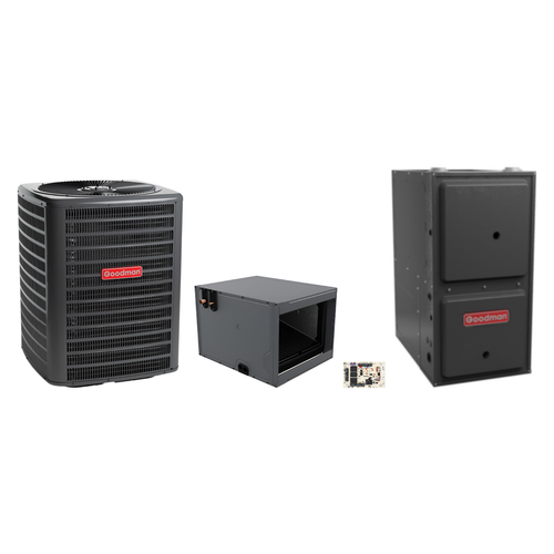 Goodman 1.5 Ton Heat Pump & Gas Furnace Dual Fuel System