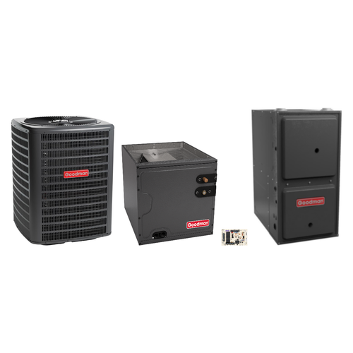 Goodman 1.5 Ton Heat Pump & Gas Furnace Dual Fuel System