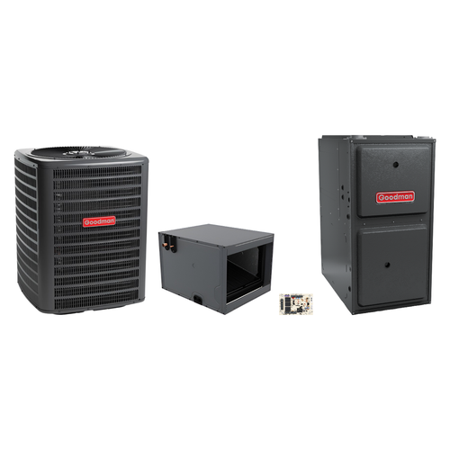 Goodman 1.5 Ton Heat Pump & Gas Furnace Dual Fuel System